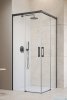 Radaway Idea Kdd Brushed GunMetal kabina 120x120cm szczotkowany grafit 387064-92-01L/387064-92-01R